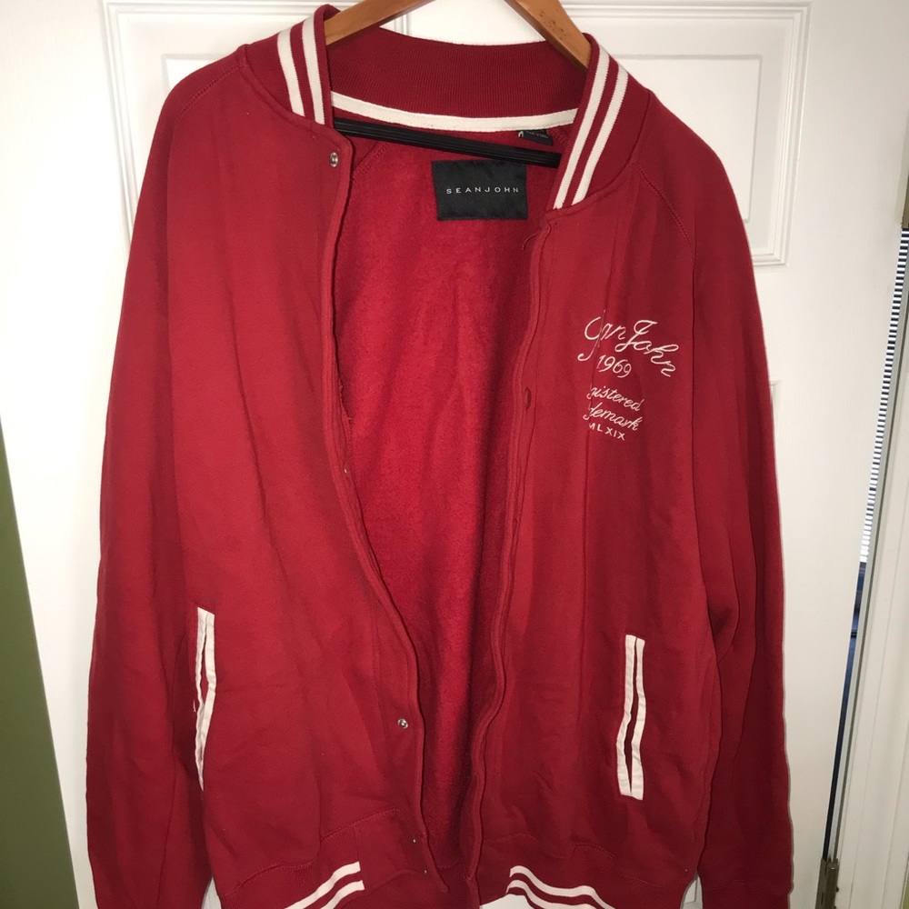 Red Varsity Bomber
